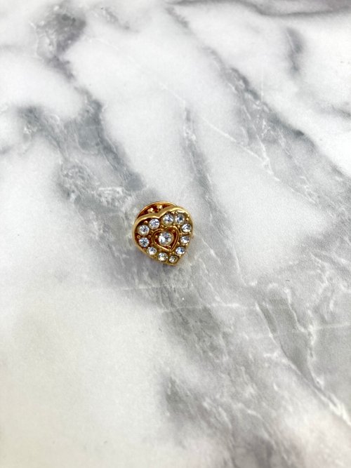 日本直送 名牌中古包 】CELINE セリーヌ ブラゾン ピンバッジ ゴールド