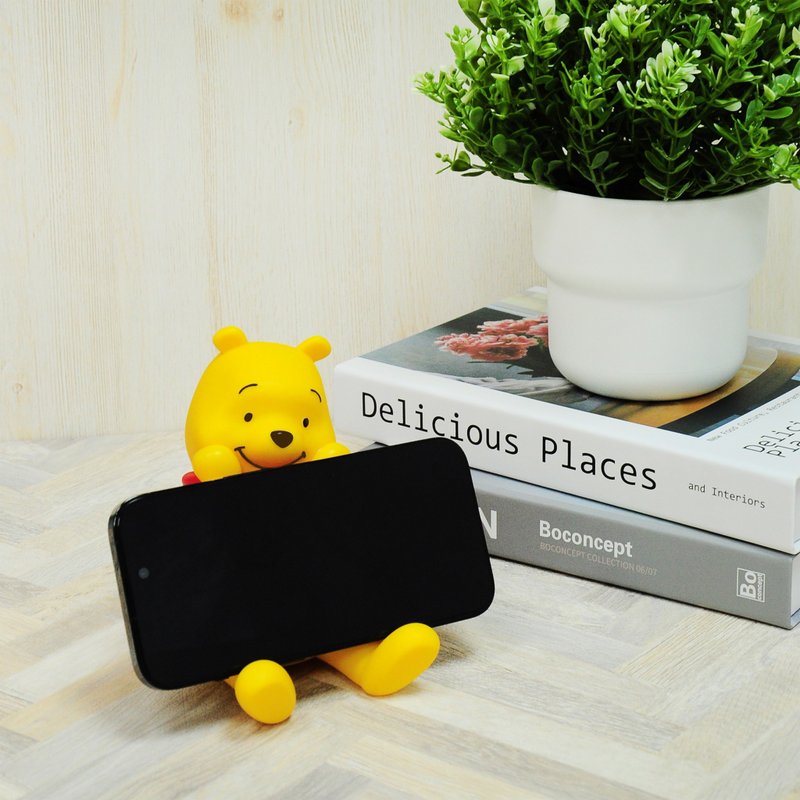 【新品上架】小熊維尼iPad/手機多功能支架(追劇神器) - 手機/平板支架 - 其他材質 橘色