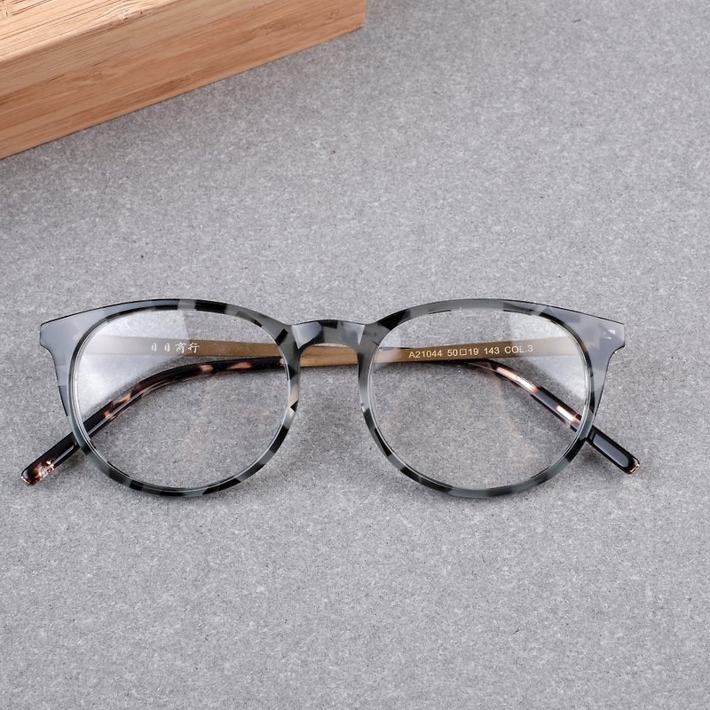 [welfare products] Korean marble enamel metal legs Italy plate glasses frame limited edition color - Glasses & Frames - Other Materials Multicolor