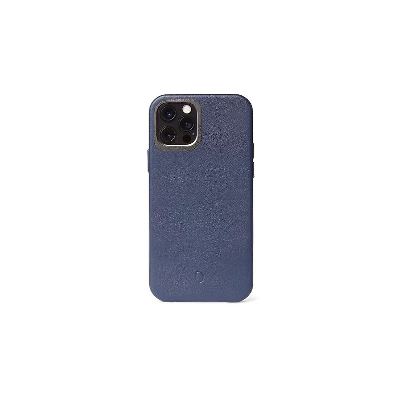 DECODED | iPhone 12 皮革系列手機殼 - 海軍藍 - 手機殼/手機套 - 真皮 藍色