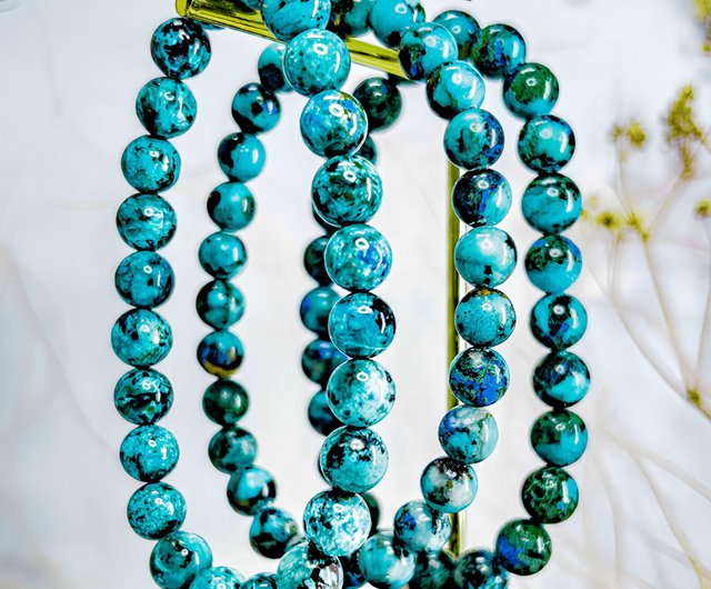 アメリカンフェニックスターコイズ】入門・高品質石水晶ブレスレット