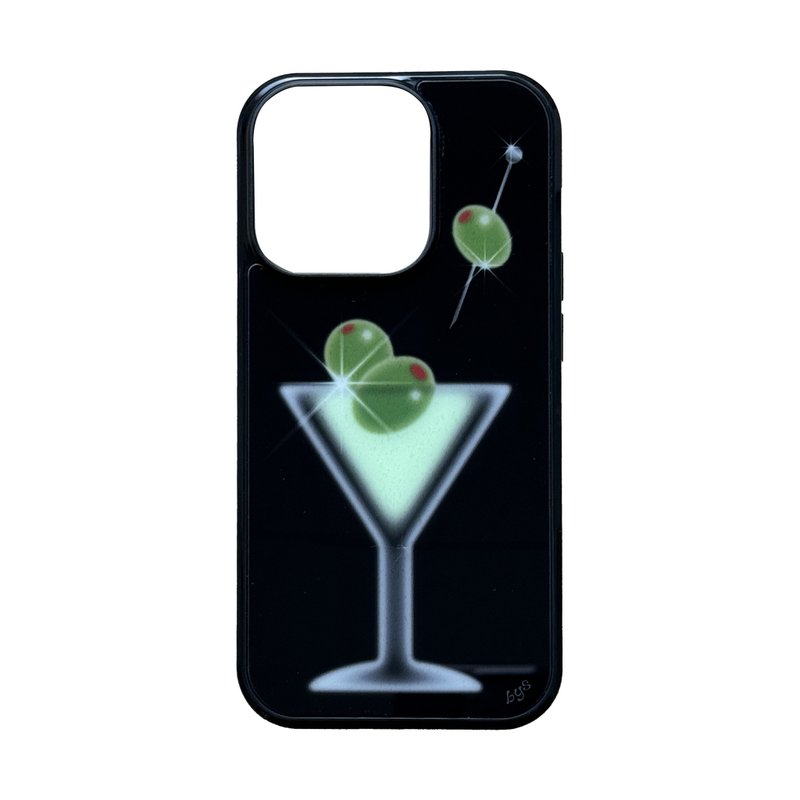 MARTINI(glass ver) - 手機殼/手機套 - 塑膠 黑色