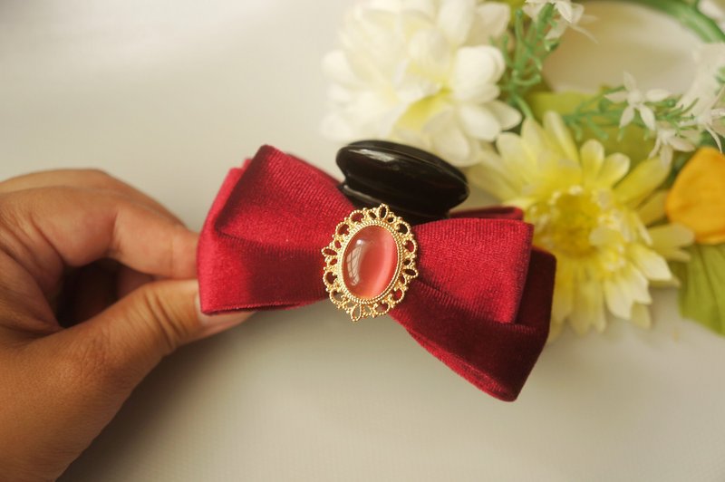 A1-大鯊魚夾(L)- 鯊魚夾髮夾抓夾盤髮夾類 金絲絨 - 髮夾/髮圈 - 其他材質 多色