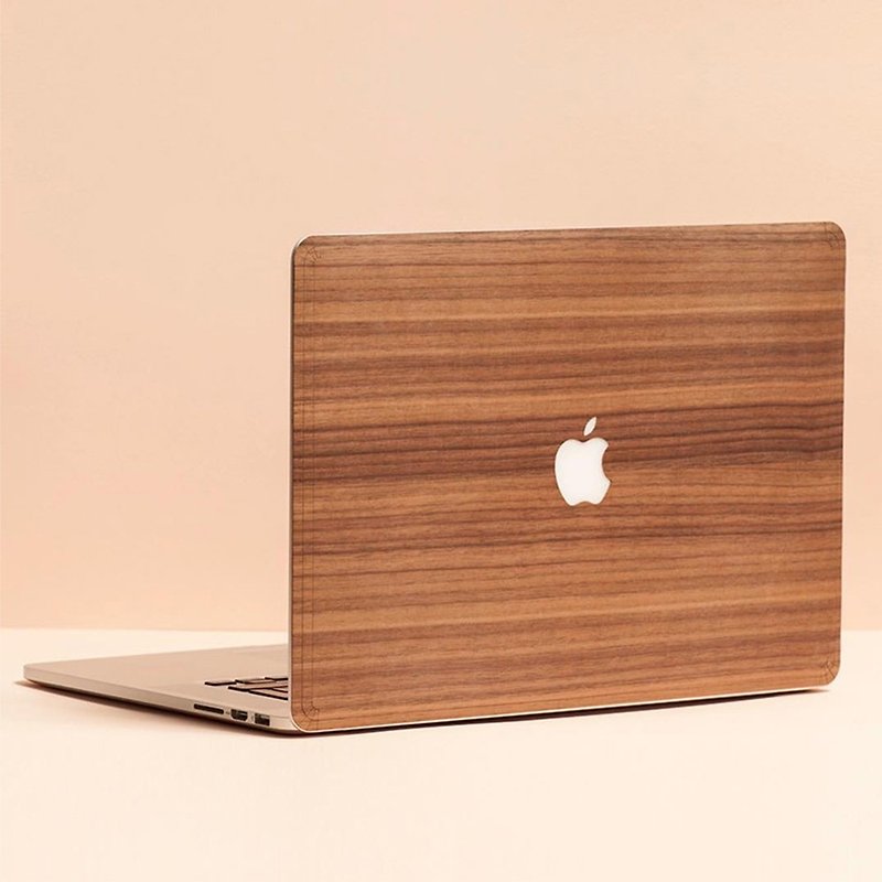 【預購】Mac 原木保護貼/核桃木 - 平板/電腦保護殼/保護貼 - 木頭 咖啡色