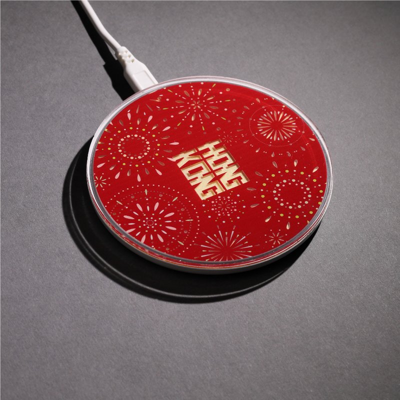 Hong Kong Nostalgia - Layering Art 15W Wireless Charger - Phone Charger Accessories - Plastic 