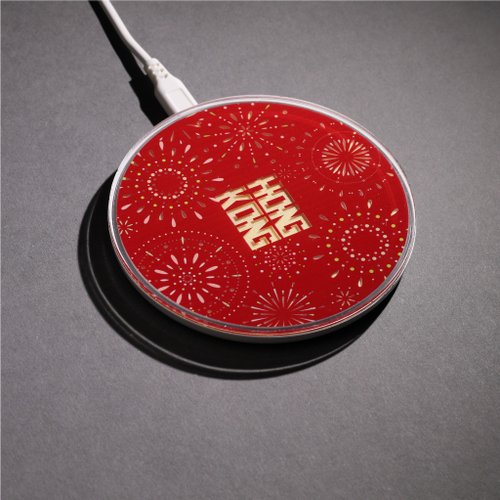 FingerART 指の藝 【結婚禮物】囍 - 浮雕畫 15W無線快速充電器