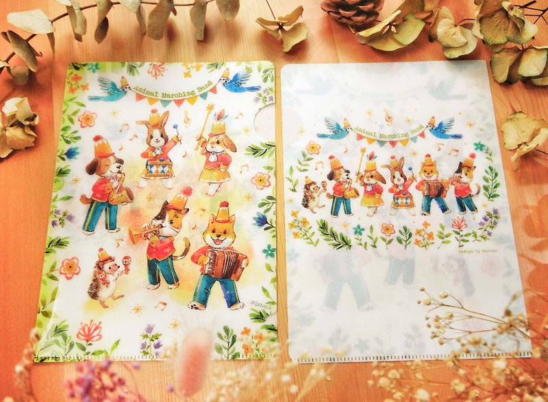 Small animal band parade - A5 folder - 2 into the group - Folders & Binders - Plastic Multicolor