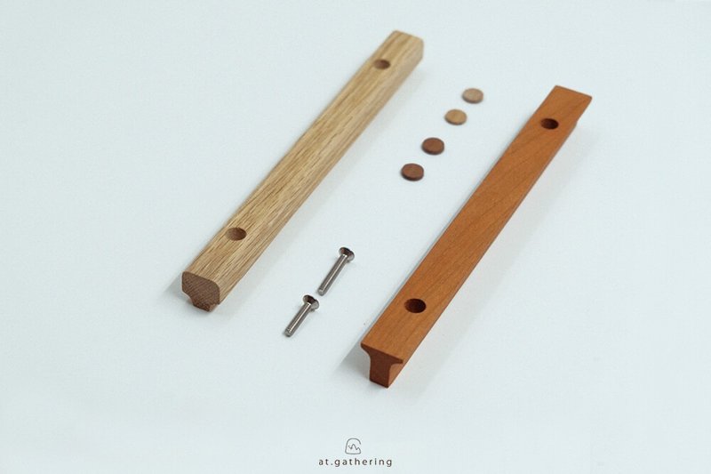 | Front lock | MR MT series wooden solid wood handles - length can be customized - shipped weekly - ของวางตกแต่ง - ไม้ สีนำ้ตาล