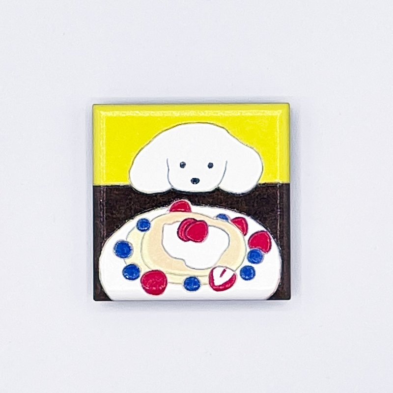 Natsumi Teraoka　鬆餅與小狗磁鐵 - 磁石貼/磁鐵 - 其他材質 多色