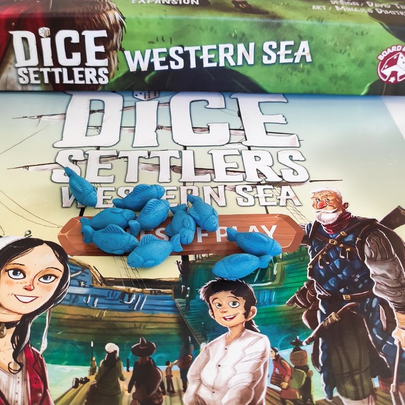 Deluxe Tokens Bundles compatible with Dice Settlers: Western Sea board game - บอร์ดเกม - วัสดุอื่นๆ 