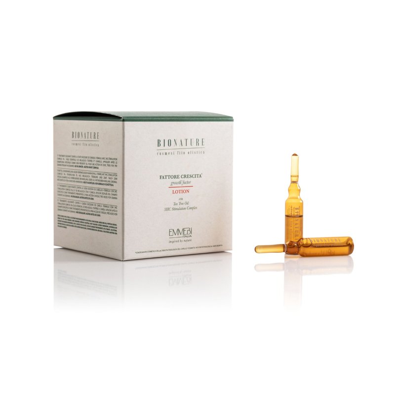 BioNature Stem Cells Hair Growth Ampoules 4ml x 12s - Essences & Ampoules - Essential Oils Khaki