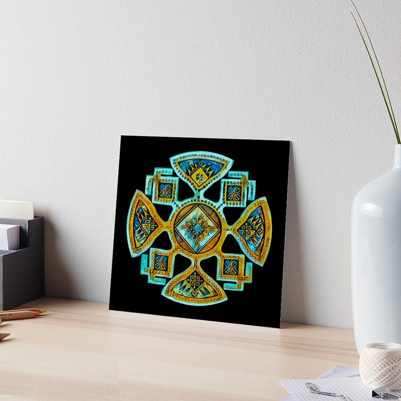 Ukrainian cross Printable Download image png,cross on transparent background - 電子似顏繪/繪畫/插畫 - 其他材質 