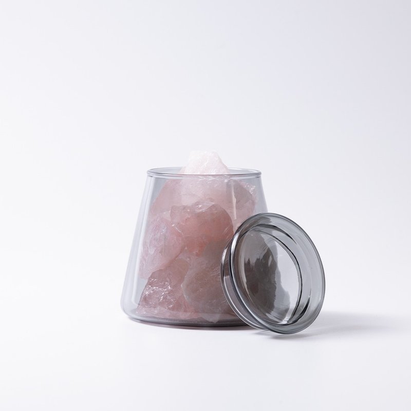 【Montagne】粉水晶 | 富士山晶礦杯 - 香氛/精油/擴香 - 水晶 粉紅色