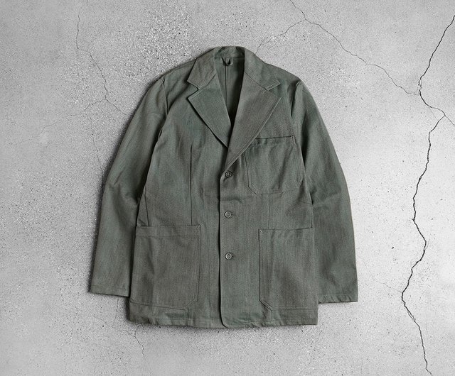 スウェーデンの公共囚人ワークジャケット/ヴィンテージヴィンテージ/ヨーロッパの軍服 - ショップ 古漾 GoYoung Vintage古着 アウター  メンズ - Pinkoi