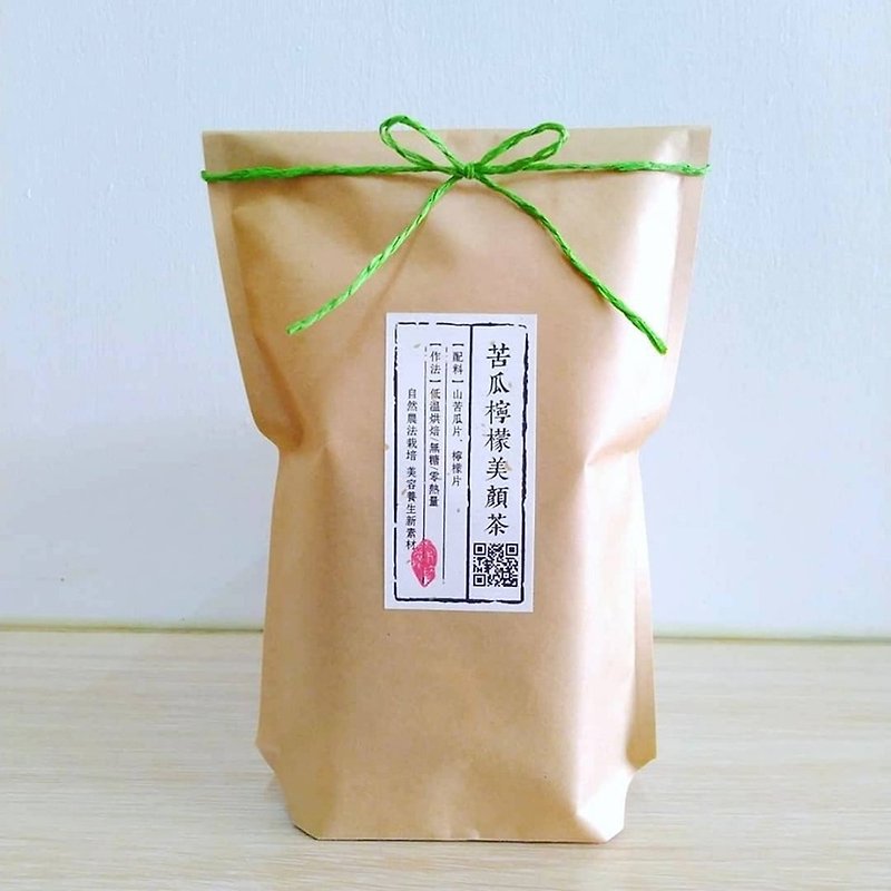 [Group Purchase Group/Free Shipping] Bitter Gourd Lemon Beauty Tea (A Group of 8 Packs / A Pack of 10 Packs) - Tea - Paper Khaki
