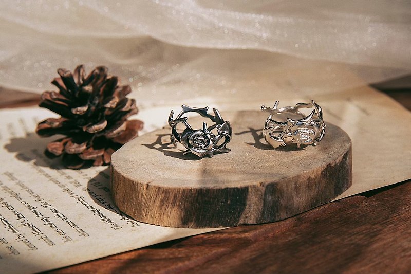 Withering-Ring - General Rings - Other Metals Silver