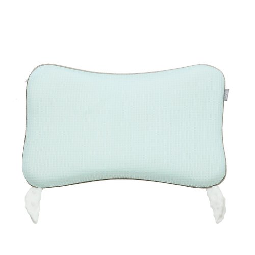 Ubelife b&h 親水棉幼童塑型枕頭連枕套(6個月-7歲) - 奧地利天絲 (綠色)