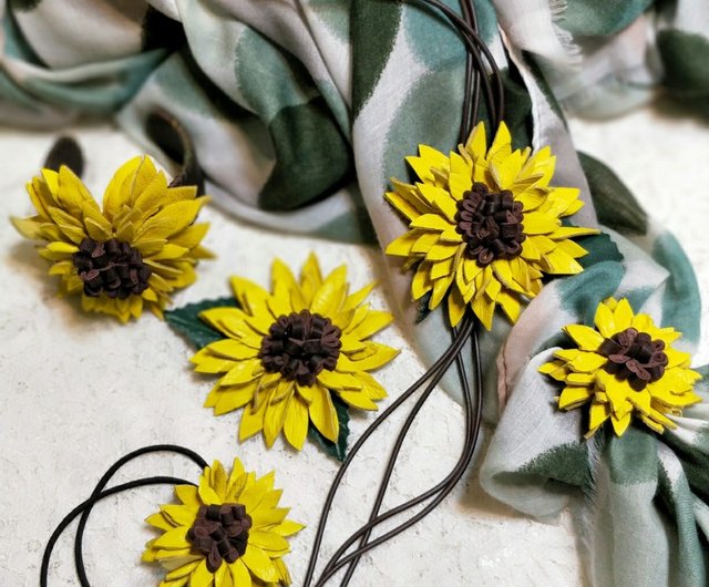 Handmade sunflower deals jewelry