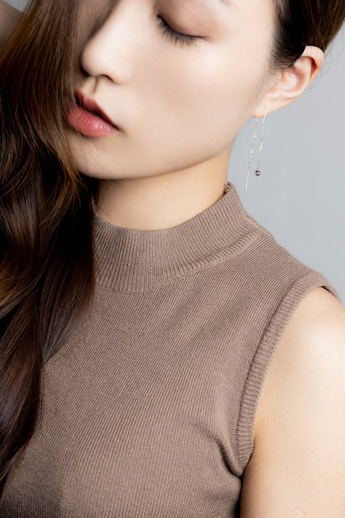 Nozomi Jewelry │尋找美好事物的輕珠寶品牌 純14K│藍寶石耳鍊