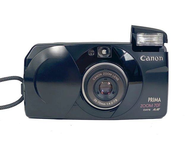 【動作良好】Canon フィルムカメラ PRIMA ZOOM 70F Canon Prima Zoom 70F デートポイントアンドシュートフィルム