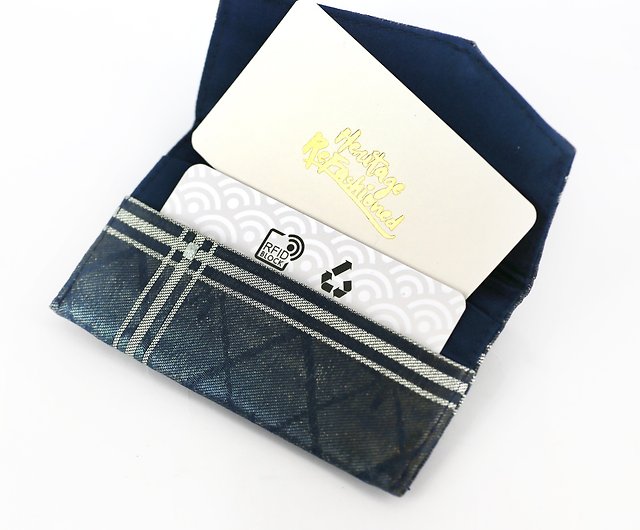 Japanese Kimono Name Card Holder - Vintage Fabric, Upcycled, RFID Block -  Shop angeew Card Holders & Cases - Pinkoi