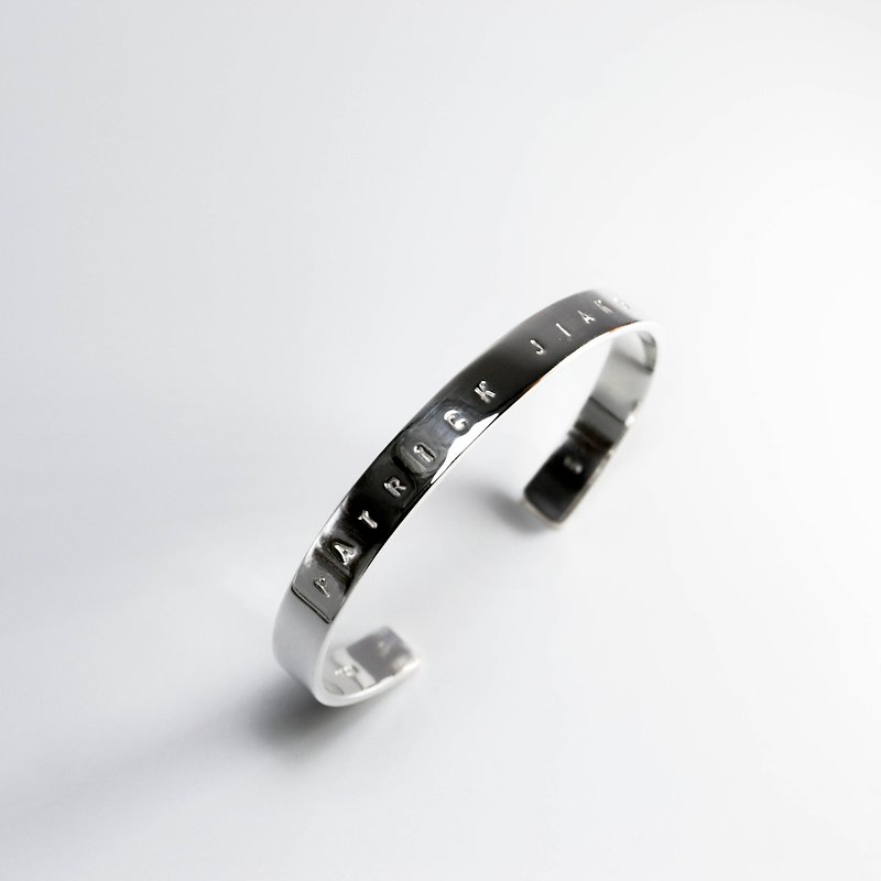 Customized Knockout Bracelet-Men's - Bracelets - Other Metals Silver