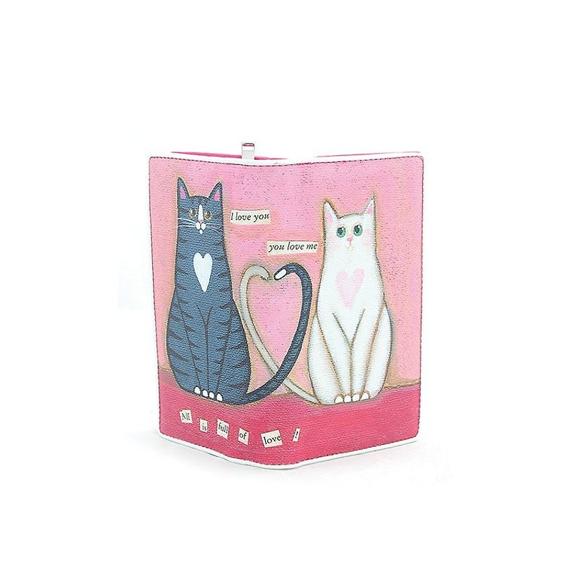 Ashley M - Lovely Cats Wallet   R67485UB  spot sale - Wallets - Genuine Leather Pink