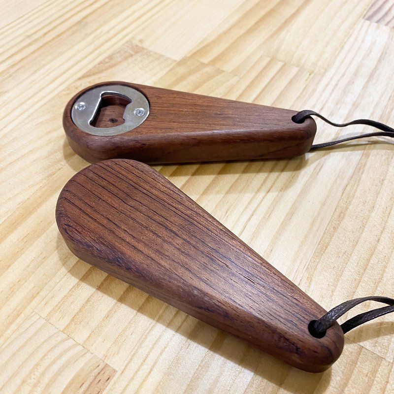 Log can opener customized marked bottle opener gift - ที่เปิดขวด/กระป๋อง - ไม้ สีนำ้ตาล