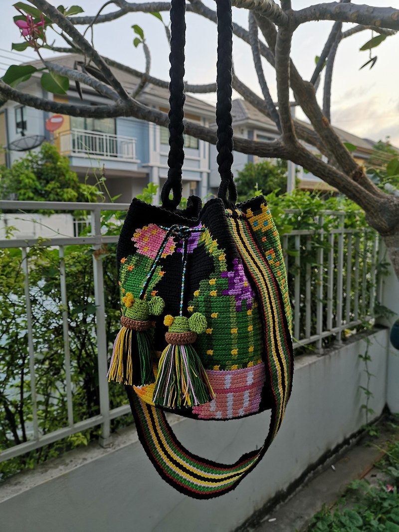 WayuuCactusBags - Handbags & Totes - Polyester 