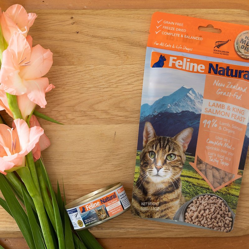 [Cat staple food] K9 mutton and salmon freeze-dried raw food meal low-carb water raw meat freeze-dried whole cat - Dry/Canned/Fresh Food - Fresh Ingredients 
