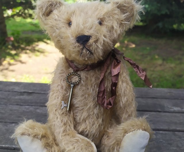 Collectible Teddy Bear artist teddy bear teddy bear stuffed toy teddy bears hand Shop ToysfromYashka teddybear Stuffed Dolls Figurines Pinkoi