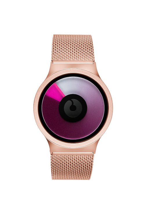 ZIIIRO Watches 宇宙天空系列腕錶 (XS - Celeste RoseGold, 黑/紅)