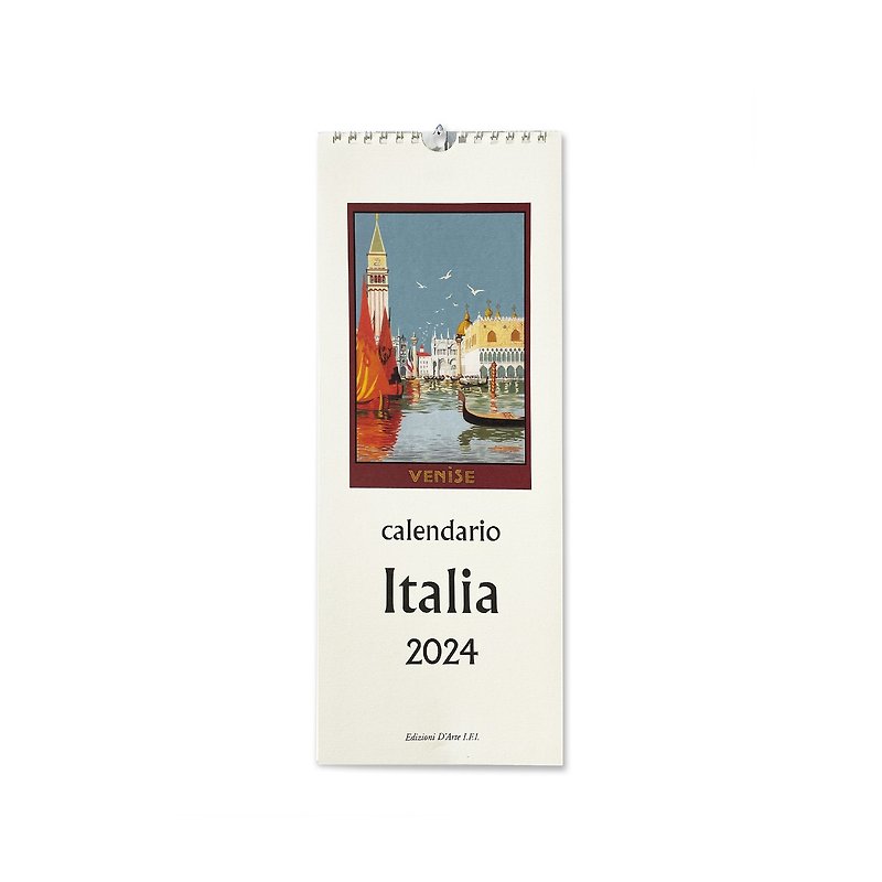 義大利 IFI 2024 直式掛曆 義大利 - 月曆/年曆/日曆 - 紙 多色