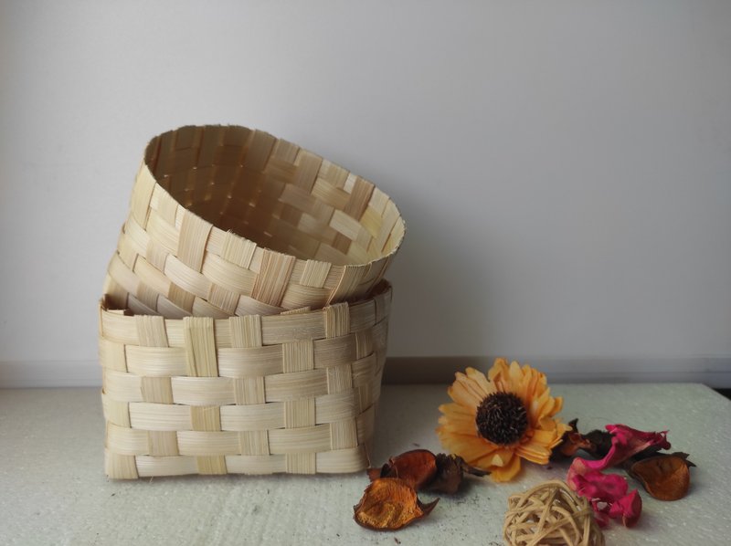 DIY small square box for storage | Bamboo basket | - งานไม้/ไม้ไผ่/ตัดกระดาษ - ไม้ไผ่ 