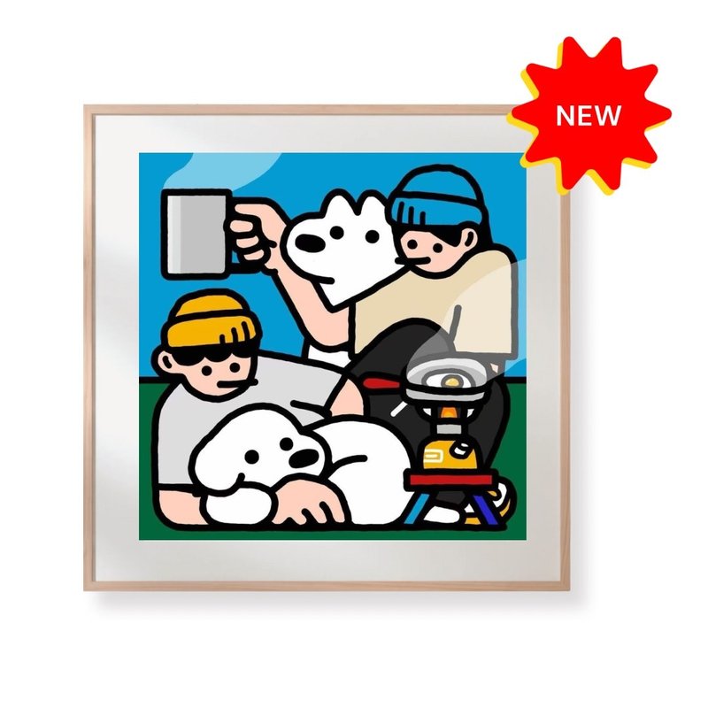 matsui DOGS限量數位微噴版畫B款 - 海報/掛畫/掛布 - 紙 