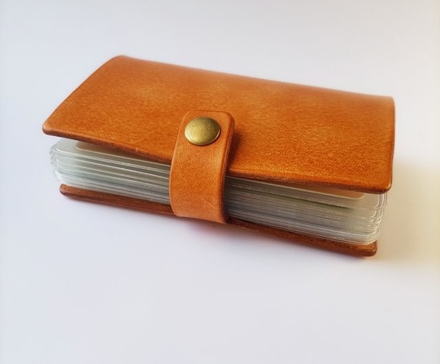 Leather multi-card ticket holder leather document bag ticket card