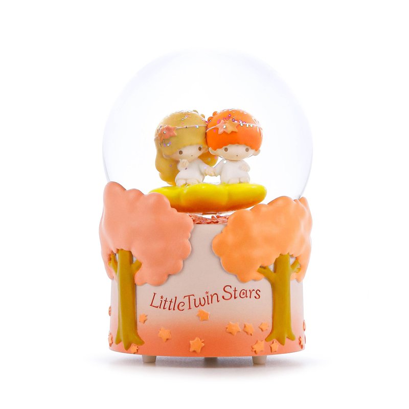 Little Twin Star Gemini autumn maple viewing fun crystal ball music box birthday Valentine's Day Christmas - Items for Display - Glass 