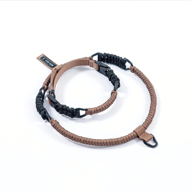 EW-B5&6 - Snap Ring • Combination Model - Brown - Necklaces - Nylon Brown