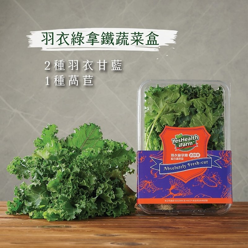 【源鮮智慧農場】羽衣綠拿鐵盒 (180g/盒) - 其他 - 新鮮食材 