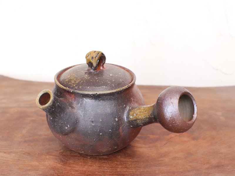 備前焼 急須・サンギリ　k1-089 - 茶壺/茶杯/茶具 - 陶 咖啡色