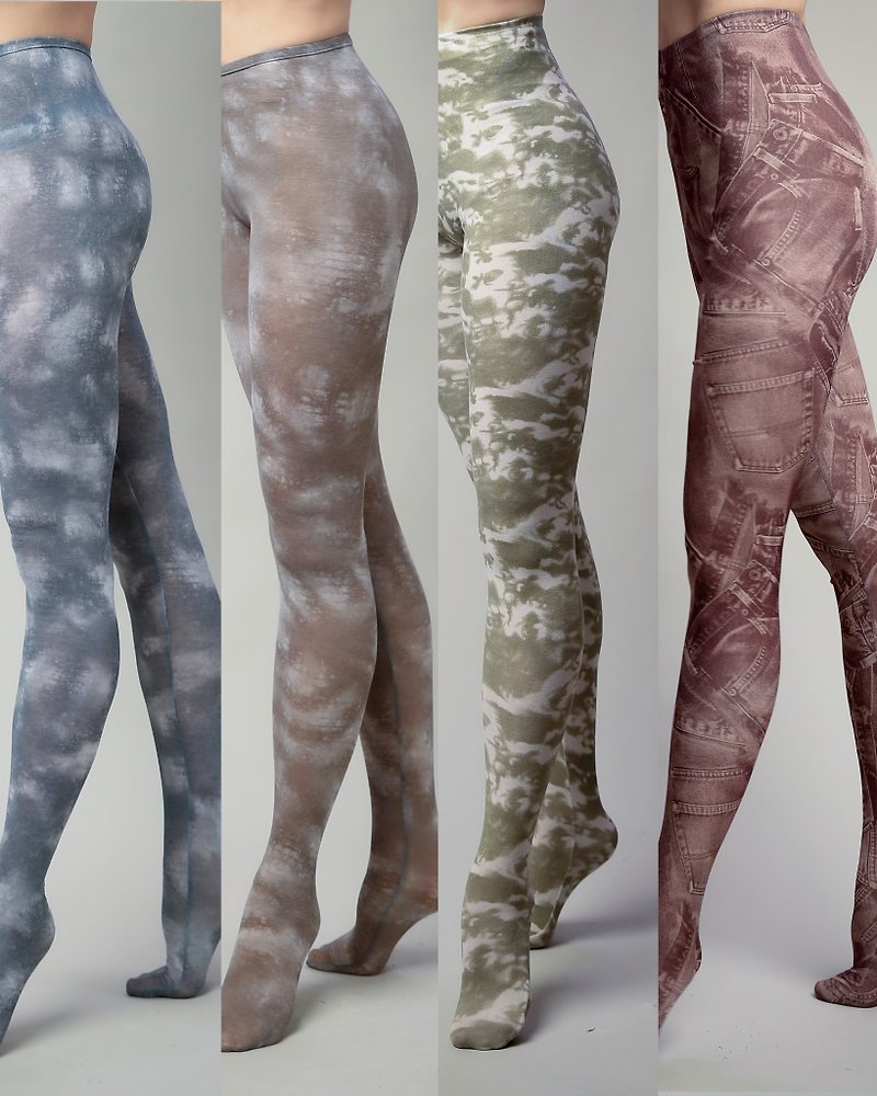 Sleek Elegance Colorful Women's Pantyhose - Women's Leggings & Tights - Other Metals 