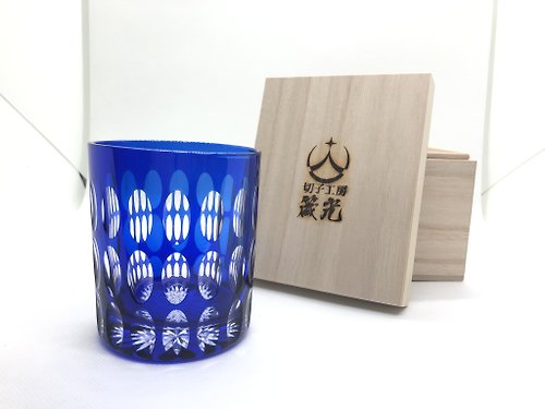 kirikoshinkou~japanese cut glass~ オーバルロックグラス