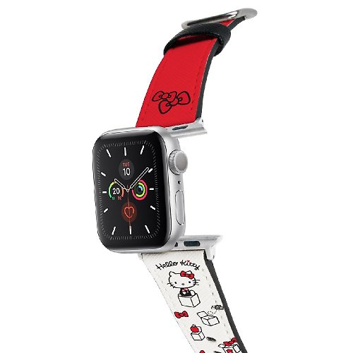 HongMan康文國際 【Hong Man】三麗鷗系列 Apple Watch 皮革錶帶 凱蒂貓