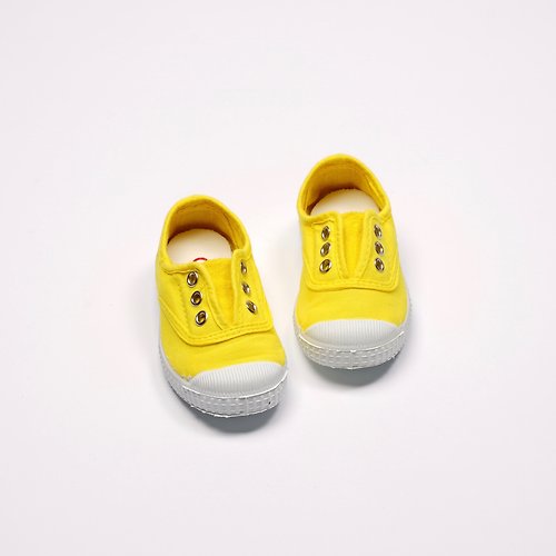CIENTA 西班牙帆布鞋 西班牙國民帆布鞋 CIENTA 70997 70 鮮黃色 經典布料 童鞋