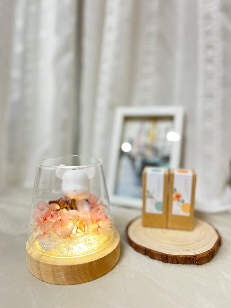 Eisen Farm Essential Oil x Bear Diffusing Stone x LED Lamp Holder Popular Fragrance Series - น้ำหอม - แก้ว 