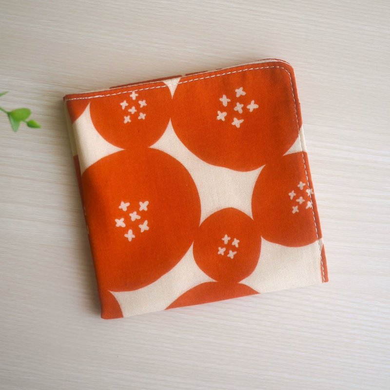 Taiwan double yarn handkerchief = bread flower = brick red - Handkerchiefs & Pocket Squares - Cotton & Hemp 