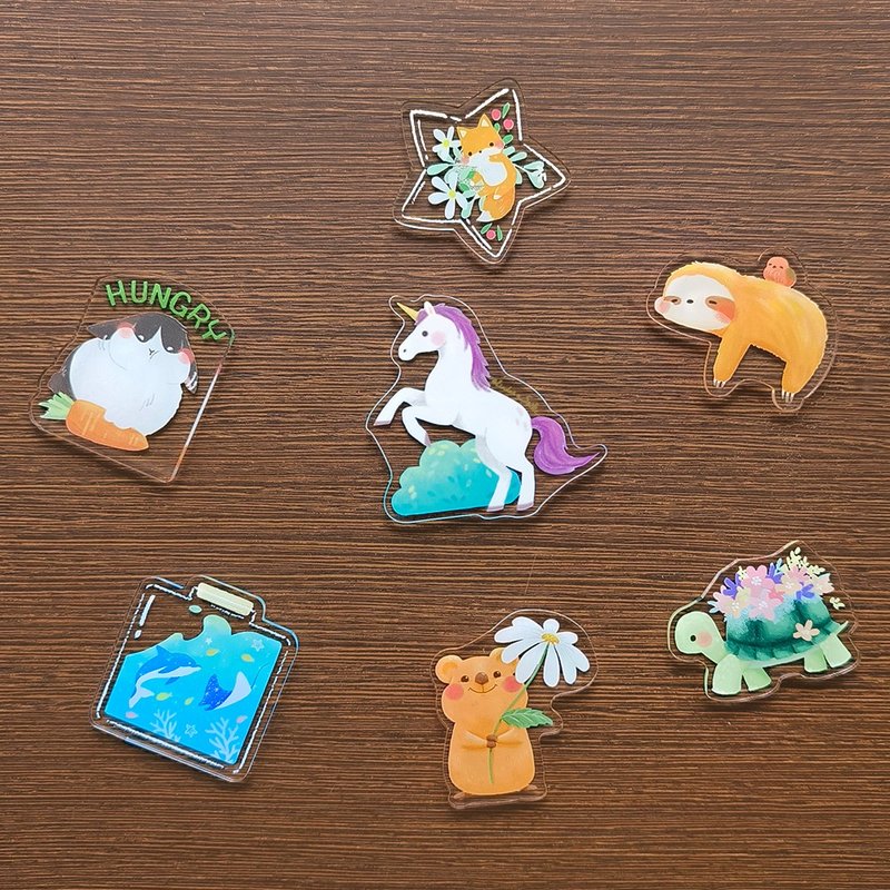 Acrylic Magnets - Cute Animal Series - Magnets - Acrylic Multicolor