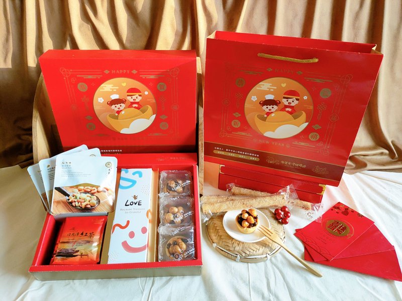 【微笑天使】2024公益聯名-經典禮盒 - 手工餅乾 - 紙 