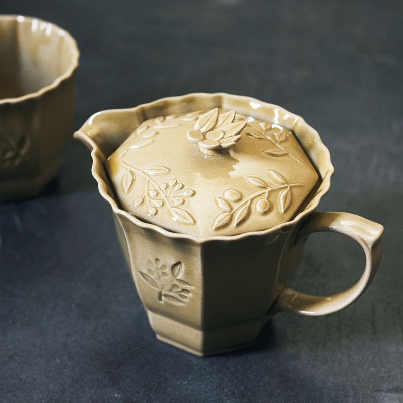 瀬戸焼　オリーヴ　ポット　ベージュ　急須|お茶 - 茶壺/茶杯/茶具 - 陶 卡其色