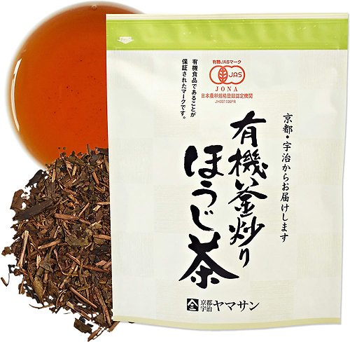 Yamasan Kyoto Uji 日本焙茶茶葉低咖啡因JAS認證有機150g